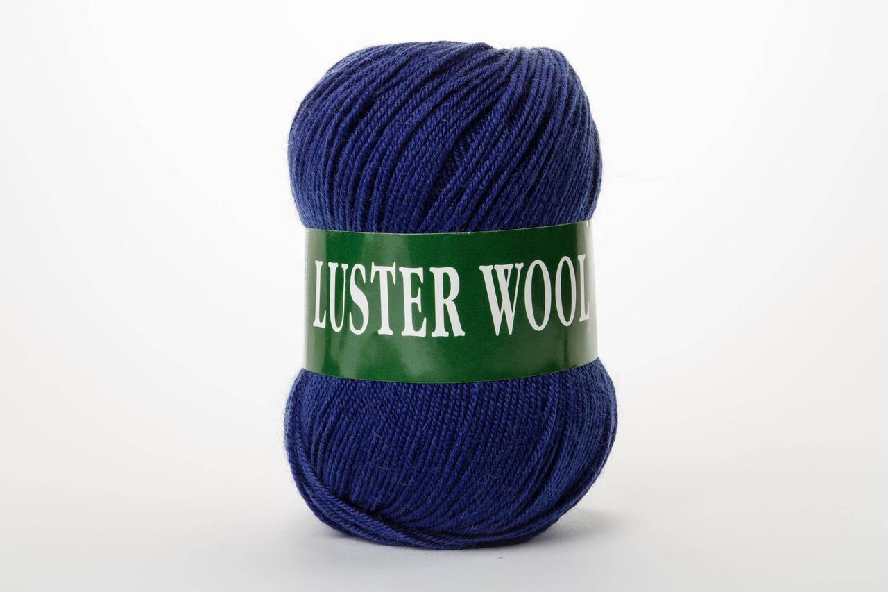 Пряжа вовняна Vita Luster Wool (100g), Color No.3358 джинс