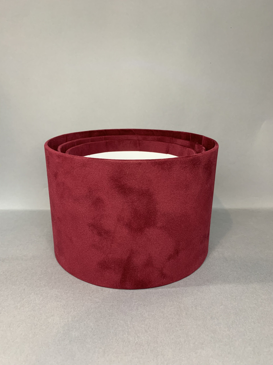 Середня низька б/кришки Оксамит (бордо), фото 1