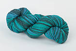Пряжа Aade Long Kauni, Artistic yarn 8/2 Blue White (Блакитно-білий), 100 г, фото 5