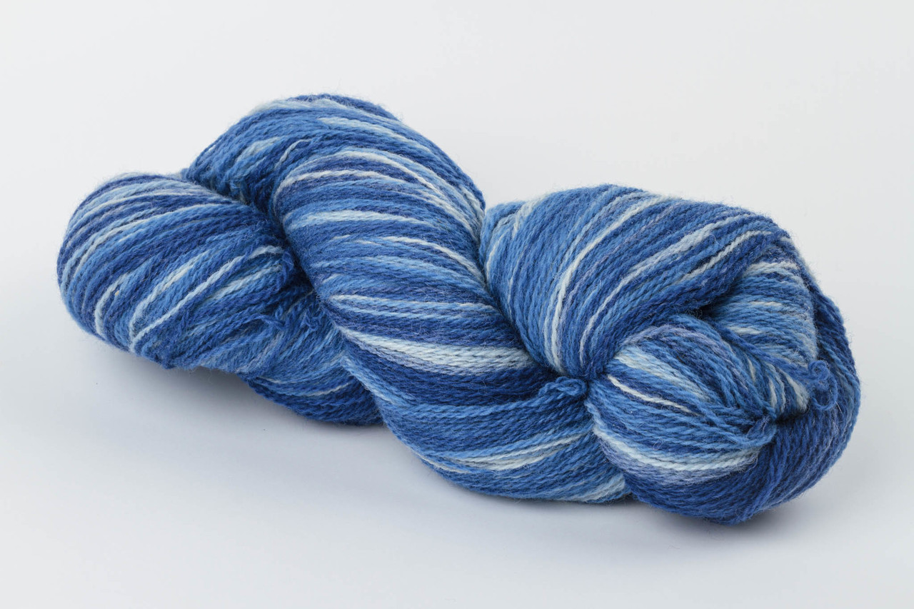 Пряжа Aade Long Kauni, Artistic yarn 8/2 Blue (Синій), 192 г
