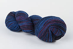 Пряжа Aade Long Kauni, Artistic yarn 8/2 Blue Lilla (Блакита Ліла), 100 г