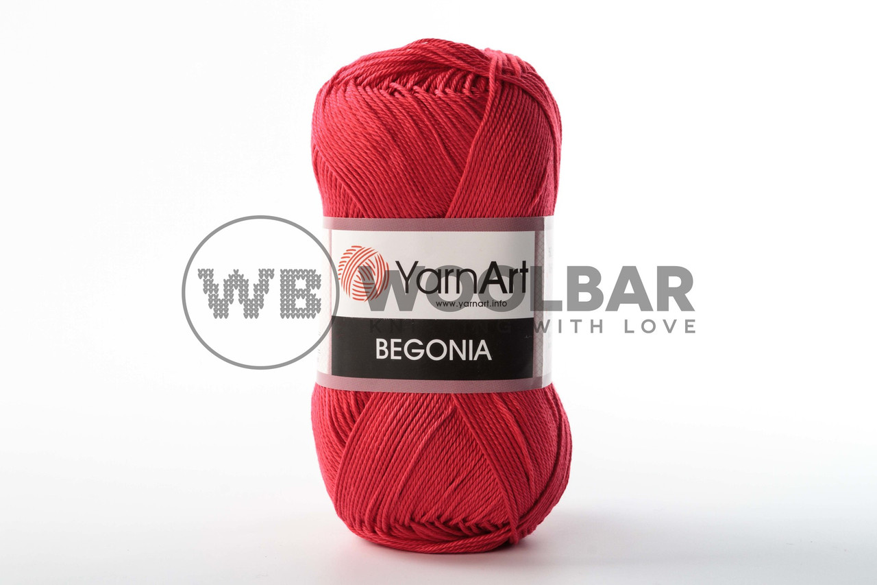 Пряжа YarnArt Begonia 6328 червоно-оранжевий