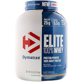 Dymatize Nutrition, Elite, 100-який сироватковий Протеїн, Кава Моко, 5 фунтів (2, 27 кг)
