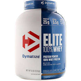 Dymatize Nutrition, Elite, 100-який сироватковий Протеїн, Шоколадний Торт, 5 фунтів (2,27 кг)