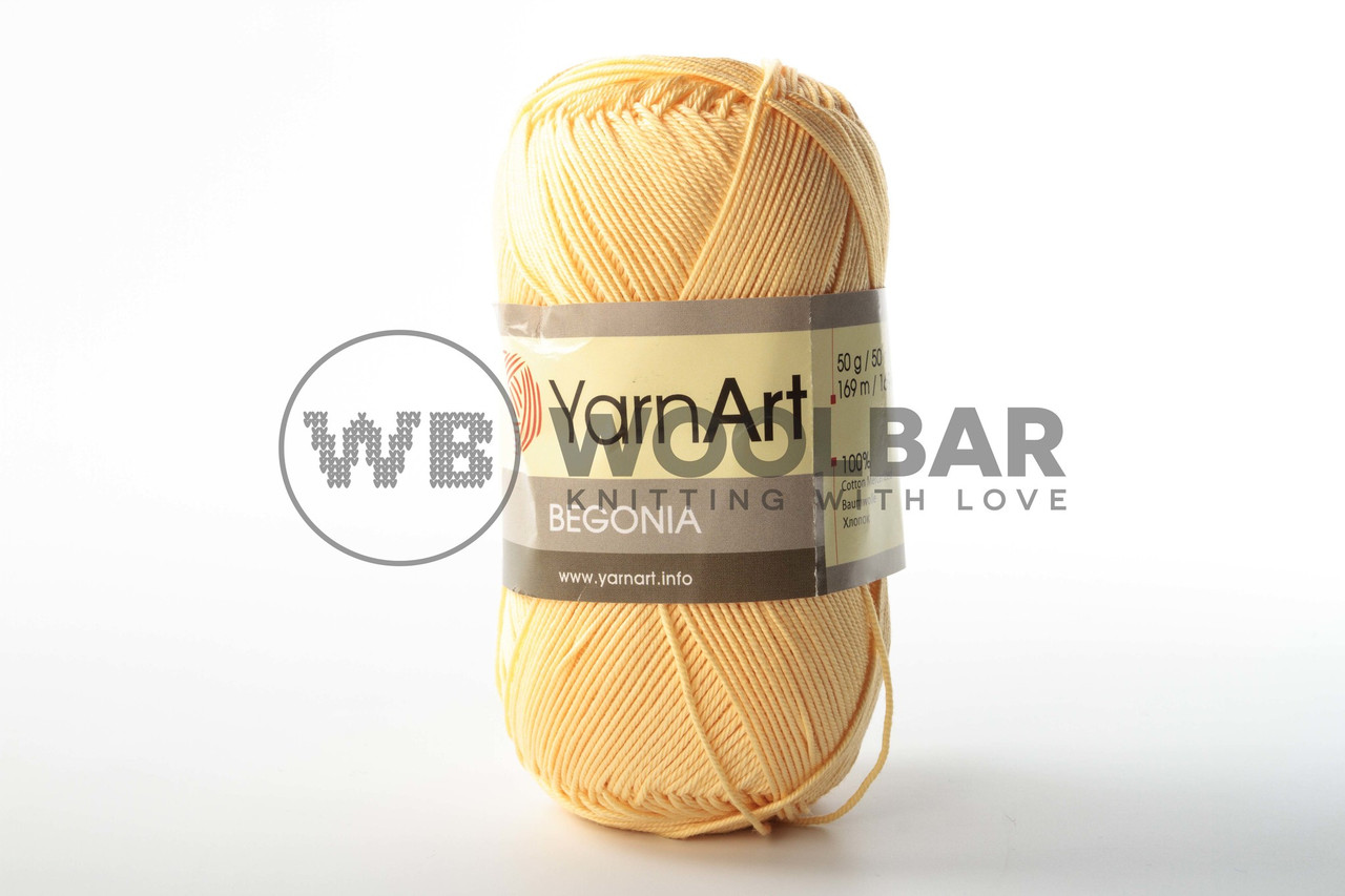 Пряжа YarnArt Begonia 4653 світлий жовтий