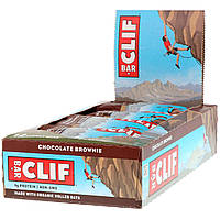 Clif Bar, Энергетический батончик со вкусом шоколадного брауни, 12 батончиков, 2,4 унций (68 г) каждый