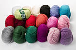 Пряжа вовняна Vita Luster Wool (50g), Color No.3375 яскраво-рожевий, фото 3