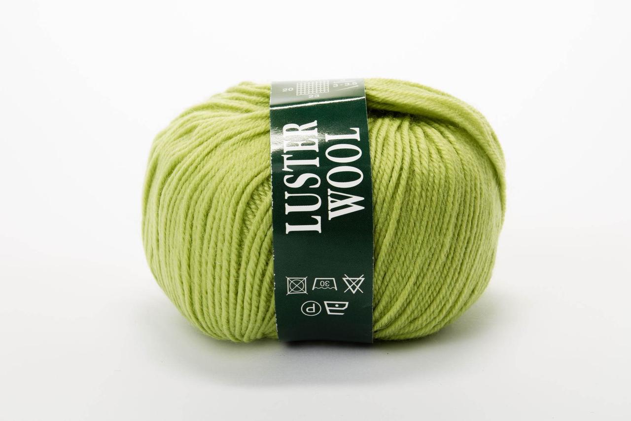 Пряжа вовняна Vita Luster Wool (50g), Color No.3363 салат