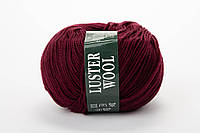 Пряжа шерстяная Vita Luster Wool (50g), Color No.3360 бордо