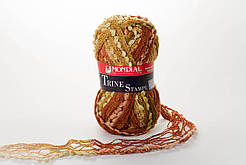 Пряжа Mondial Trine Stampe, Color No.0912 теракот + рожевий + золото