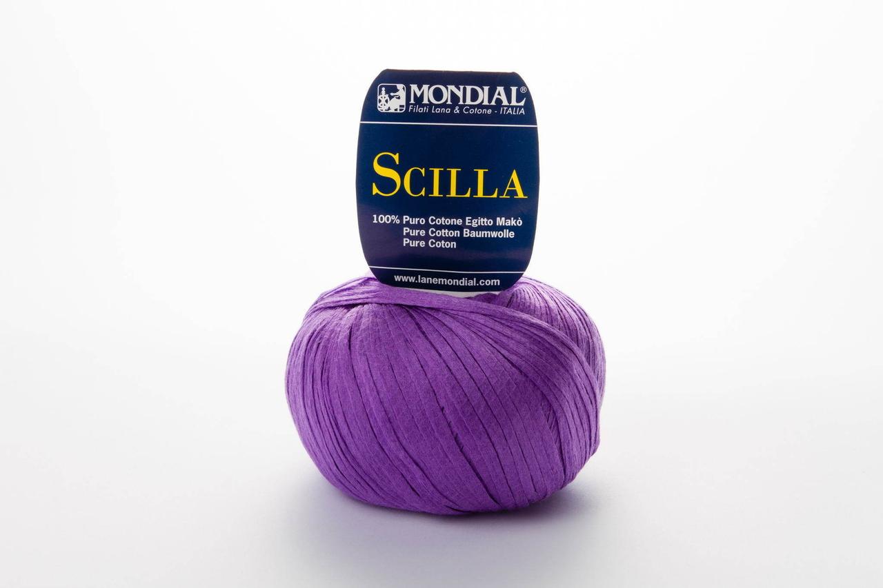 Пряжа Mondial Scilla 0312 яскрава бузок