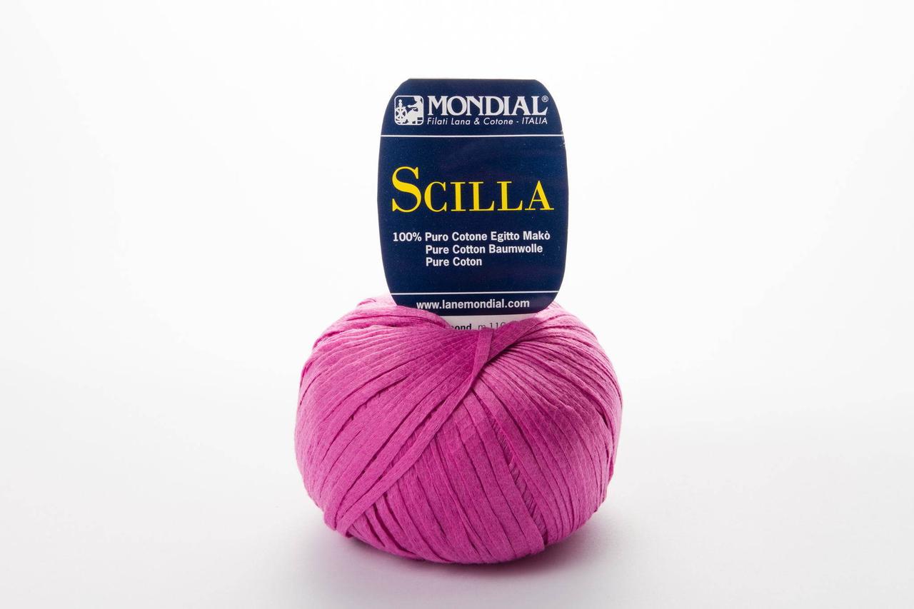 Пряжа Mondial Scilla 0325 рожево-бузковий