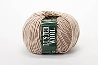 Пряжа шерстяная Vita Luster Wool (50g), Color No.3367 тёмный беж