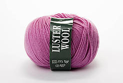 Пряжа вовняна Vita Luster Wool (50g), Color No.3375 яскраво-рожевий