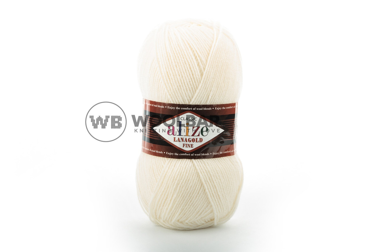 Пряжа Alize Lanagold Fine 450 перламутровий