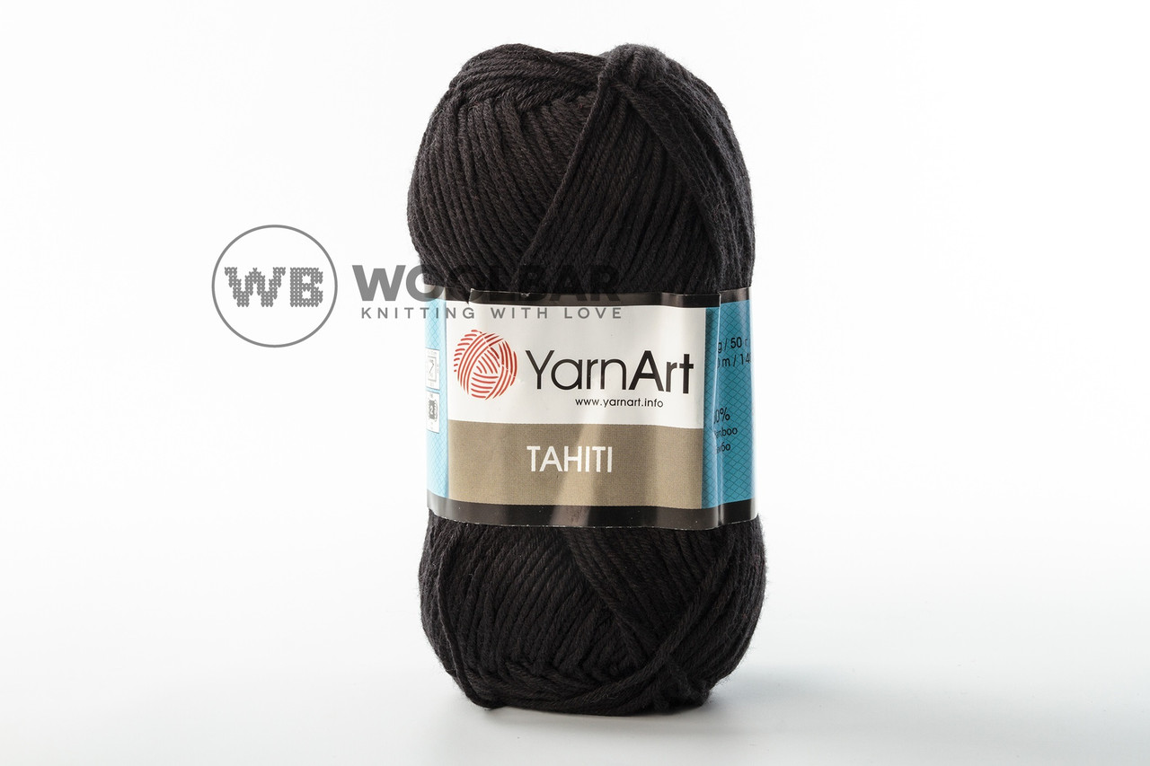 Пряжа YarnArt Tahiti 211 чорний