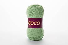 Пряжа бавовняна Vita Cotton Coco, Color No.М'ятний 4314