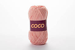 Пряжа бавовняна Vita Cotton Coco, Color No.4317 блідо-рожевий