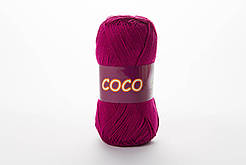 Пряжа бавовняна Vita Cotton Coco, Color No.4318 фуксія
