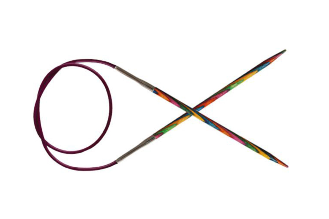 KnitPro Symfonie Wood Спиці круглі, 5 мм, 60 см (21324)