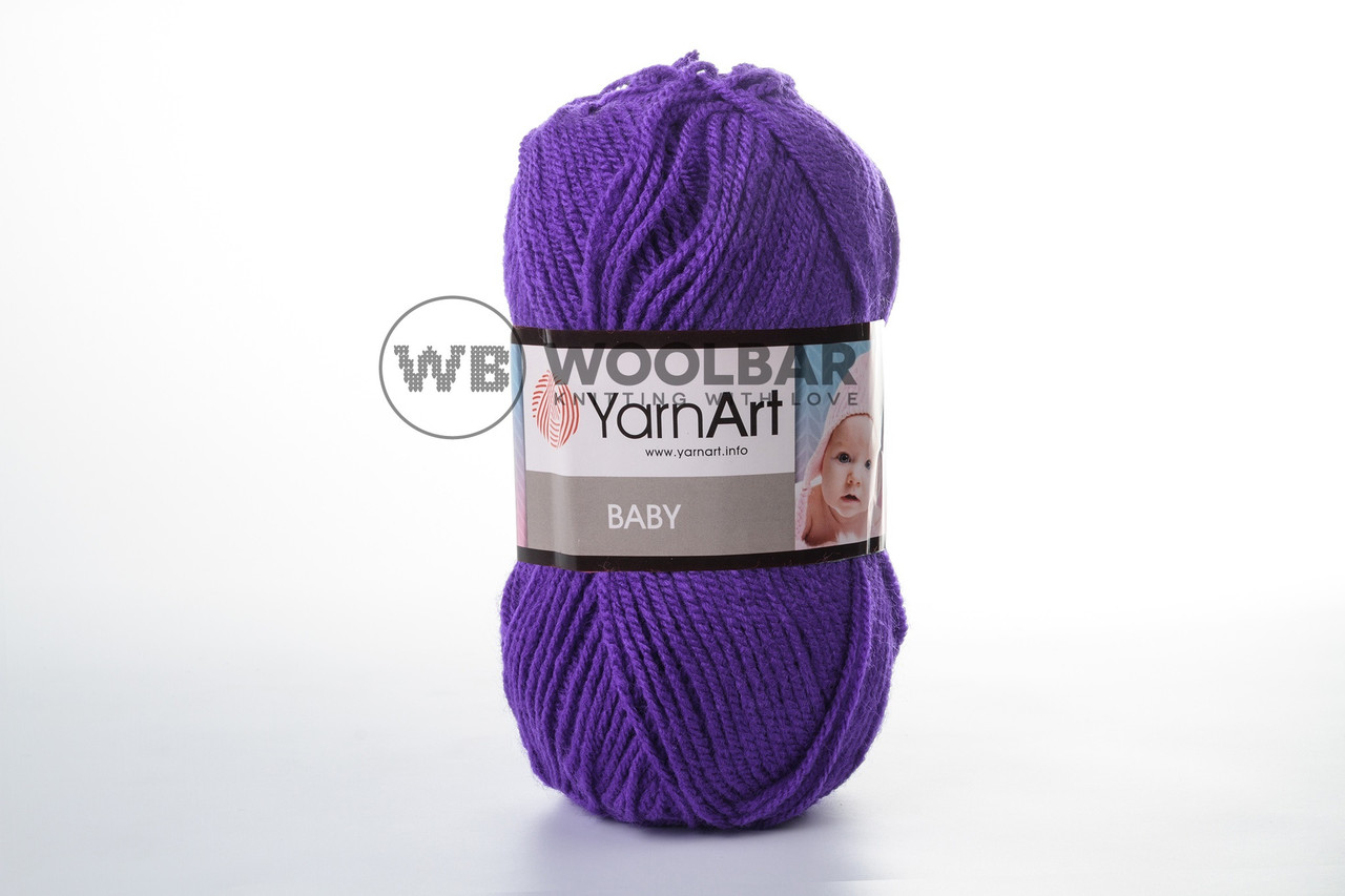 Пряжа YarnArt Baby 203 яскраво-фіолетовий