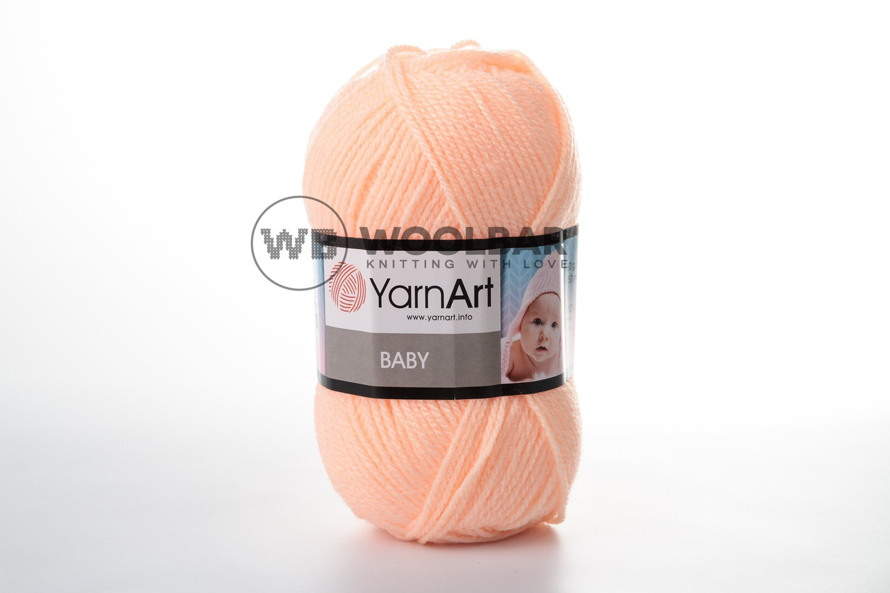 Пряжа YarnArt Baby 204 пастельний персик