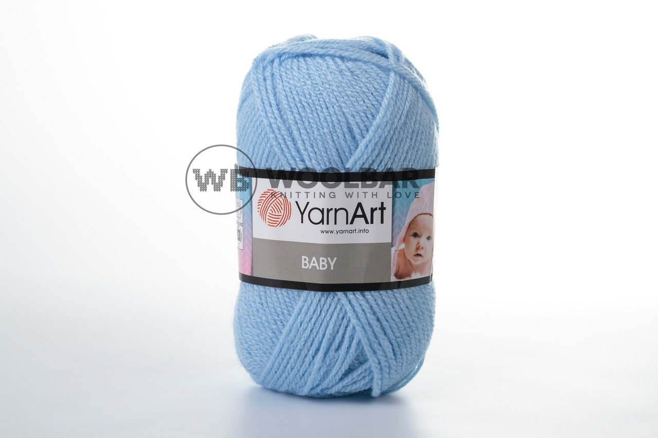 Пряжа YarnArt Baby 215 насичений блакитний