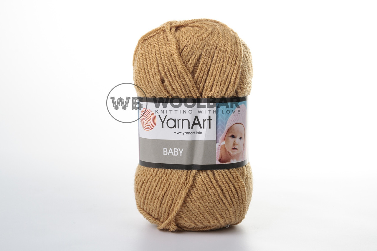 Пряжа YarnArt Baby 316 світло-коричневий