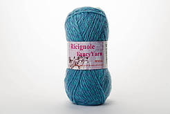 Пряжа мохерара Ricignole Fancy Yarn HM2.6, Color No.271 світла + темна бірюза меланж