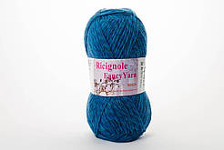 Пряжа мохера Ricignole Fancy Yarn HM2.6, Color No.272 синій + бірюзовий меланж
