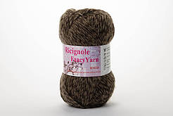 Пряжа мохера Ricignole Fancy Yarn HM2.6, Color No.279 темний + світло-коричневий