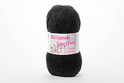 Пряжа мохера Ricignole Fancy Yarn HM2.6, Color No.283 чорний
