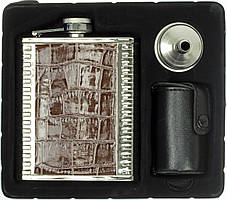 Набір подар. "Flachmann-sat" №GT QK18 фляга, 4стопки, воронка