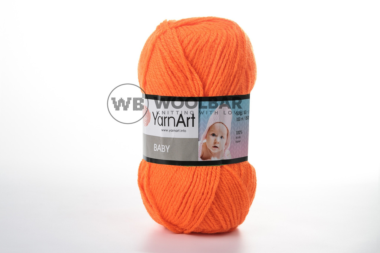 Пряжа YarnArt Baby 8279 отруйний оранж