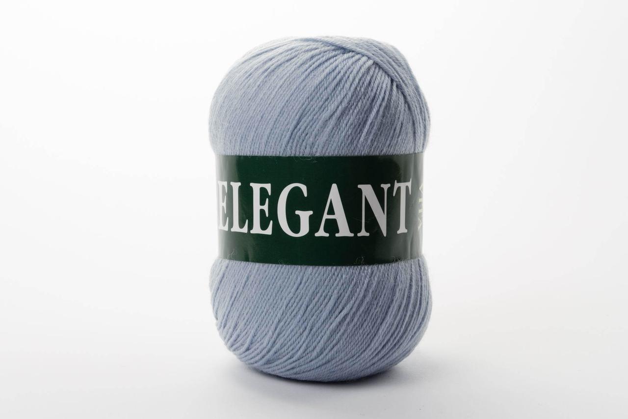 Пряжа напіввовняна Vita Elegant, Color No.2057 світло-блакитний
