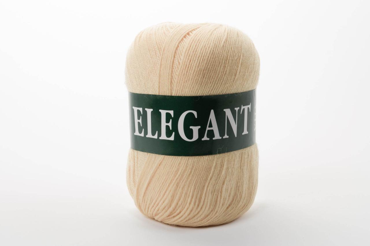 Напівшерстяна Пряжа Vita Elegant, Color No.2053 жовтий