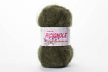 Пряжа мохерова Ricignole Fancy Yarn HM18, Color No.28 болото