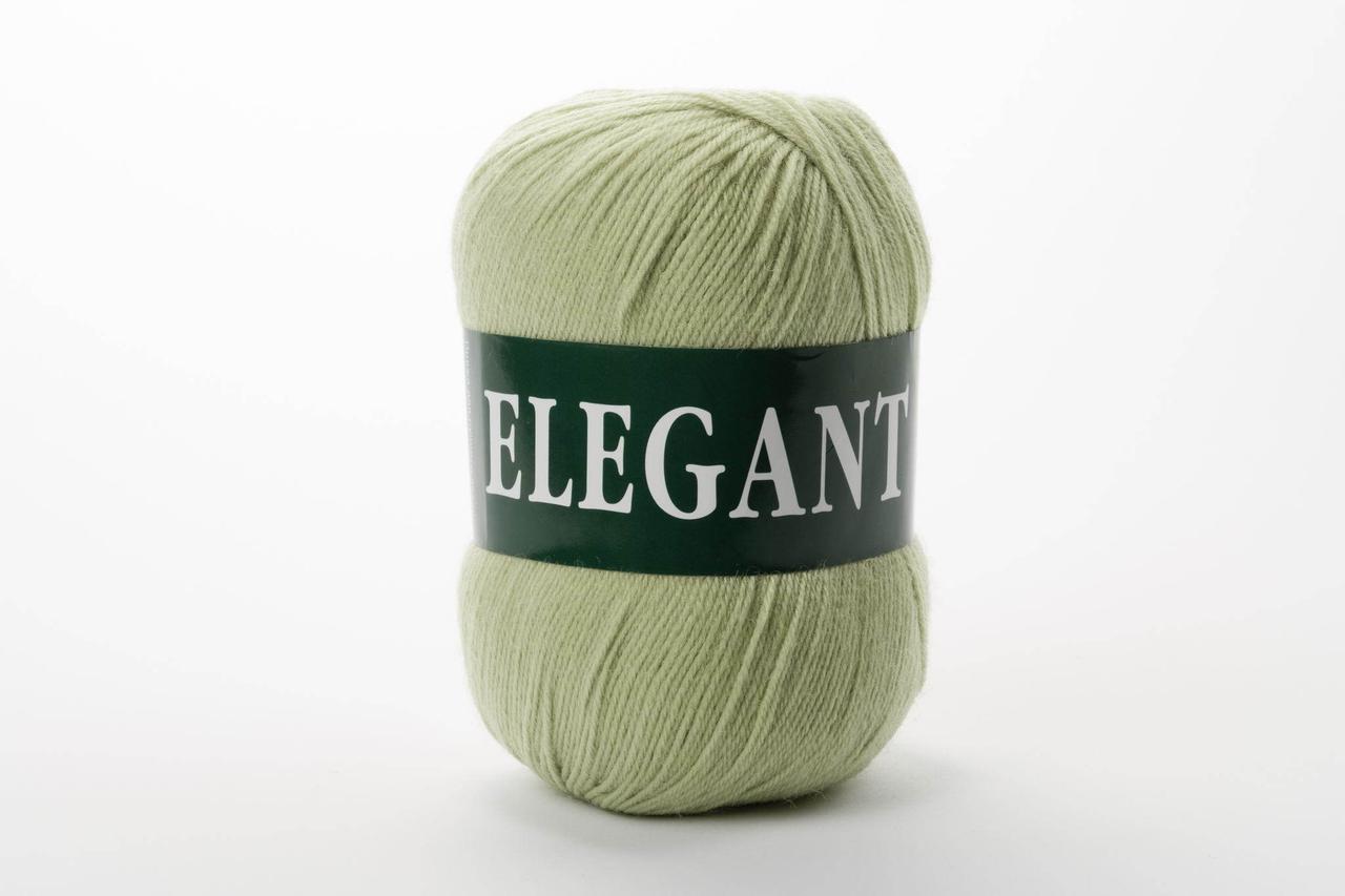 Пряжа напіввовняна Vita Elegant, Color No.2066 салат