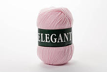 Напівшерстяна Пряжа Vita Elegant, Color No.2067 блідо-рожевий