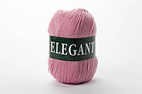 Пряжа полушерстяная Vita Elegant, Color No.2085 яркий розовый