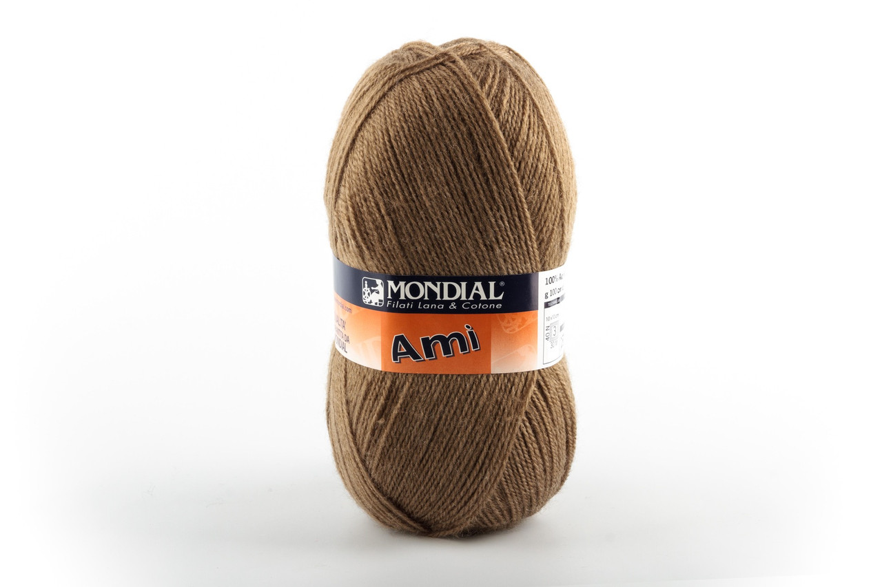 Пряжа Mondial Ami 0291 коричневий