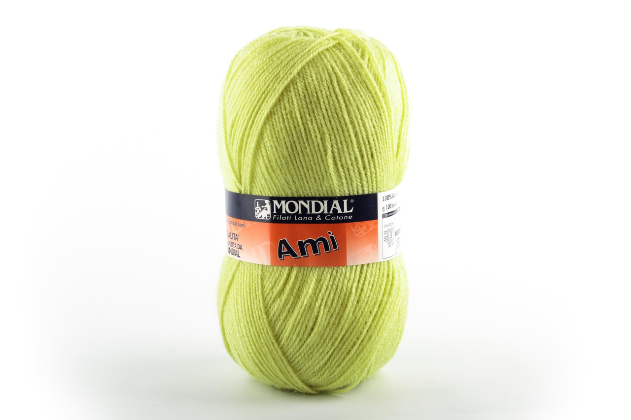 Пряжа Mondial Ami 0293 ніжний салат
