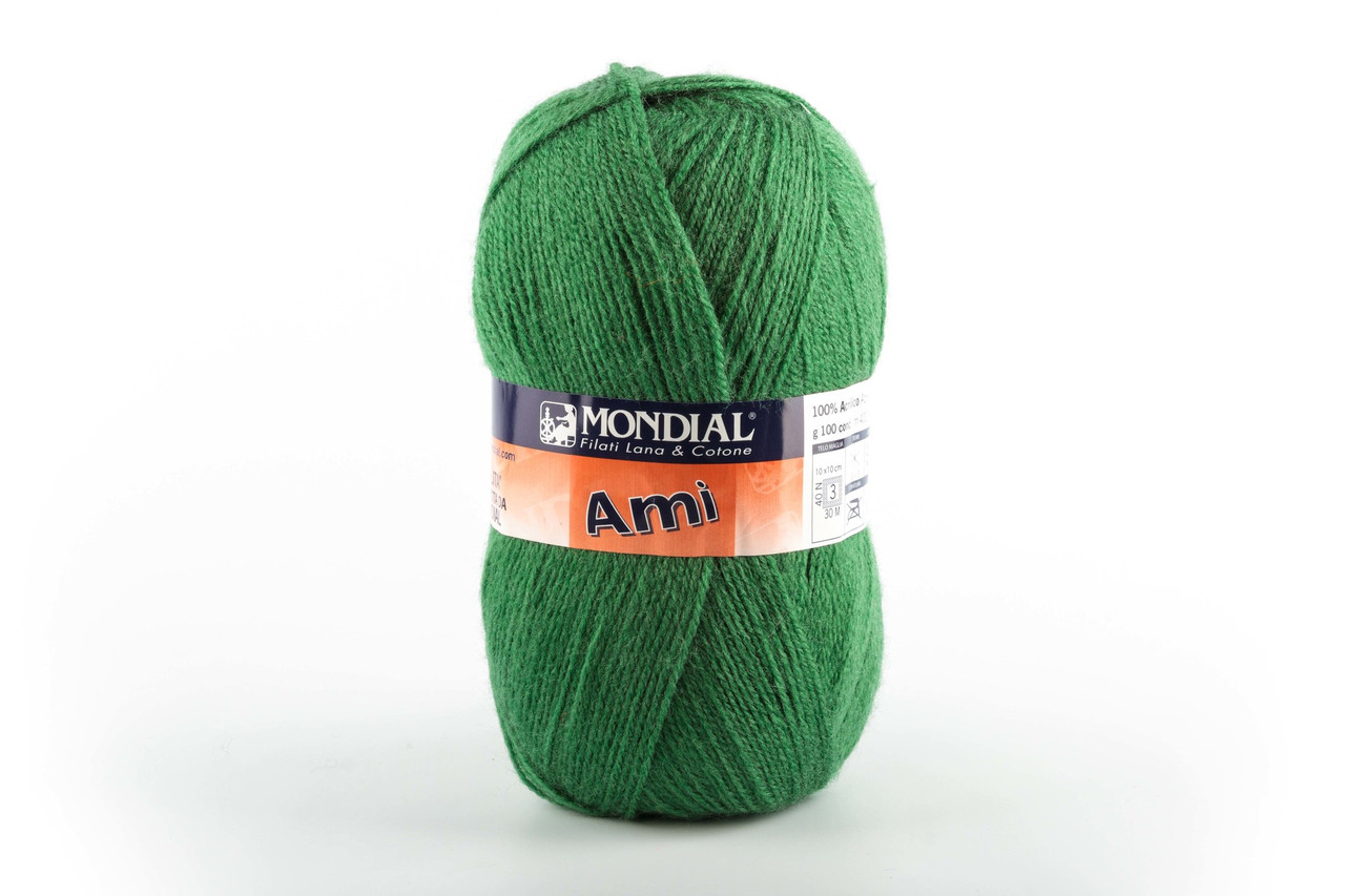 Пряжа Mondial Ami 0356 зелений