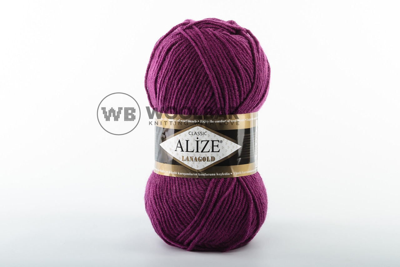 Пряжа Alize Lanagold Classic 50 фуксия