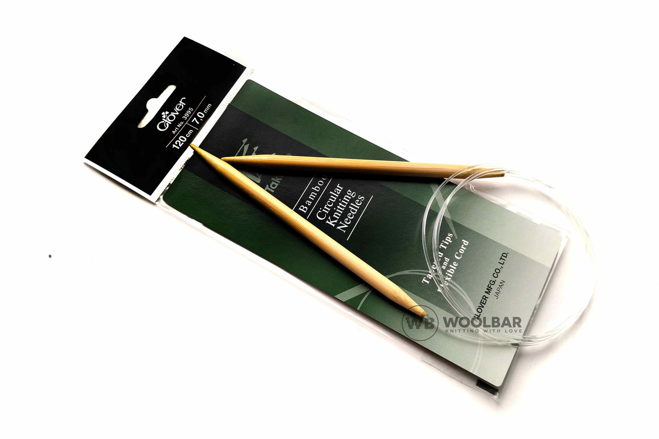 Clover - Takumi спиці кругові з подовженим кон. бамбук, 120 см, 7 мм, фото 1
