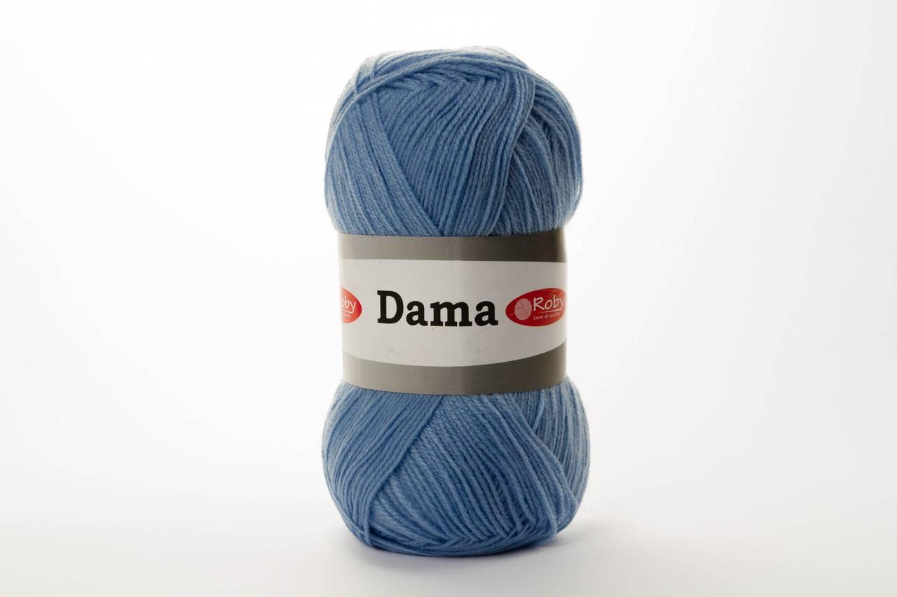 Пряжа Roby Dama 0309 блакитний