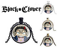 Кулон Черный клевер "Asta & chamomile" / Black Clover