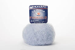Пряжа Mondial Le Perle Prestigio, Color No.0081 світло-блакитний