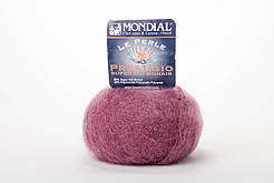 Пряжа Mondial Le Perle Prestigio, Color No.0146 бузково-рожевий