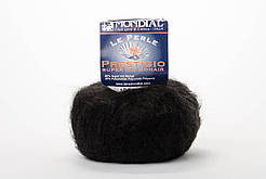 Пряжа Mondial Le Perle Prestigio, Color No.0200 чорний